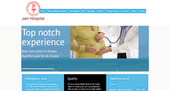 Desktop Screenshot of jainhospitals.com
