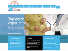 Tablet Screenshot of jainhospitals.com